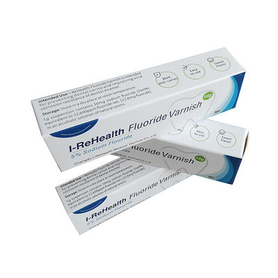 Vernis jaune de séchage rapide pédiatrique de fluorure avec la saveur savoureuse