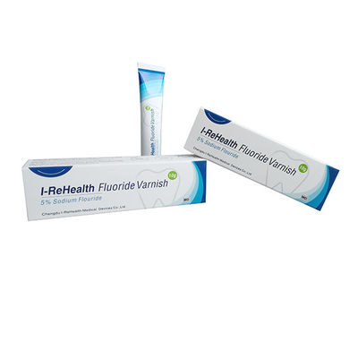 vernis jaune de fluorure de sodium de 10g /Piece 5% pour l'enfant