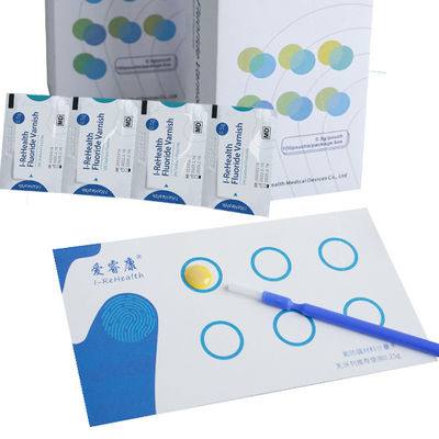 Traitement durable à fluorure de sodium de libération pour les soins dentaires des enfants