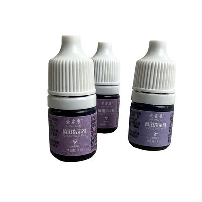 L'indicateur de plaque dentaire de saveur de raisin de protègent la carie dentaire avec les emballages 3ml