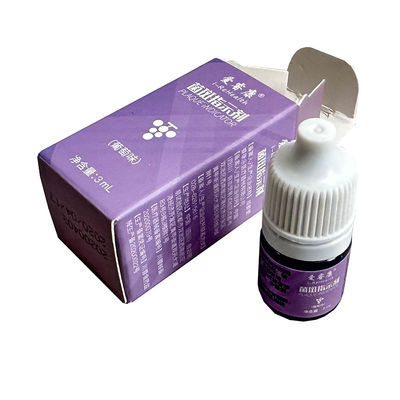 la souillure liquide de 3mL 2 Tone Purple Red Plaque Indicator révèlent la solution