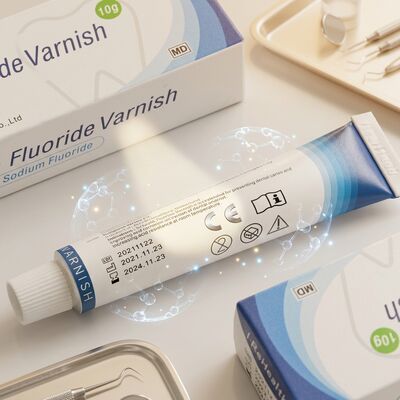 Laque dentaire à 5% de fluorure de sodium avec saveur de melon pour prévenir les caries dentaires