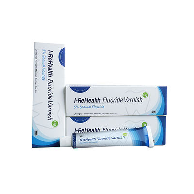 60-150 traitement dentaire actuel à fluorure du vernis 10g de fluorure de personnes
