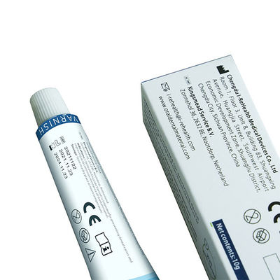 Vernis pédiatrique collant de séchage rapide de fluorure pour les dents sensibles 10g