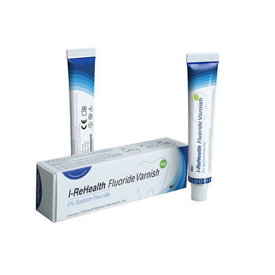 les dents actuelles de 10g 5% Naf Applic vernissent la saveur de melon de protection