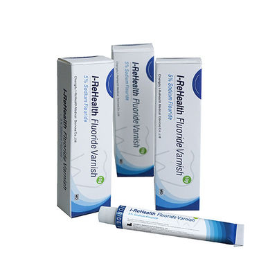 10-15s traitant le vernis pédiatrique de fluorure de traitement à fluorure de carie dentaire