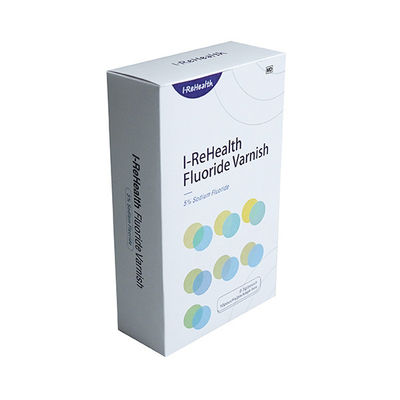 Vernis pédiatrique de fluorure de fluorure de sodium de 5% d'ensemble dentaire du vernis 0.5g 10