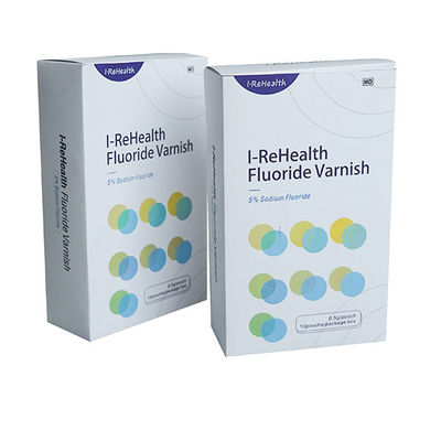 10 vernis dentaire de fluorure de l'ensemble 22600ppm pour les dents sensibles je ReHealth