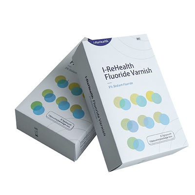 vernis réglé du fluorure de sodium 0.5g 10 pour les dents sensibles d'adultes