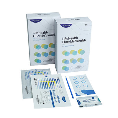 Vernis pédiatrique de fluorure de sodium de 5% pour la boîte de la sensibilité de dent 10PK/