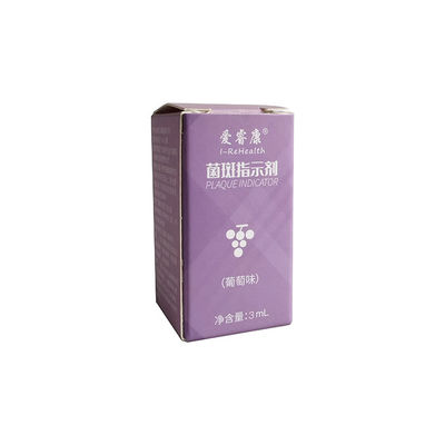 3ml deux colore l'indicateur de plaque des dents nettoyant dans l'hygiène dentaire