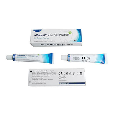 vernis de fluorure de melon de sodium de 0.5g 22600ppm 5% pour dentaire avec la couleur jaune